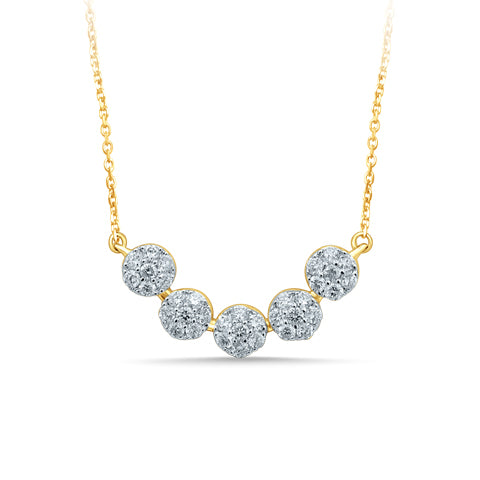 14K 0.75CT Diamond Necklace - Picasso Gold & Diamond Jewelry