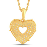 10 Karat Yellow Gold 0.22 Carat Diamonds Heart Pendant-0825478-YG - Picasso Gold & Diamond Jewelry