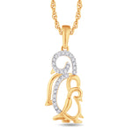 10 Karat Yellow Gold 0.06 Carat Diamonds Fashion Pendant-0825913-YG - Picasso Gold & Diamond Jewelry