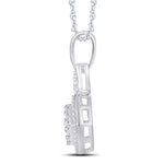 10 Karat White Gold 0.21 Carat Diamonds Fashion Pendant-0826862-WG - Picasso Gold & Diamond Jewelry