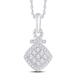 10 Karat White Gold 0.21 Carat Diamonds Fashion Pendant-0826862-WG - Picasso Gold & Diamond Jewelry
