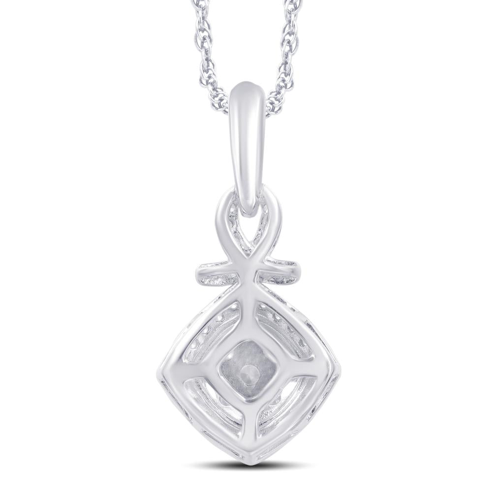 10 Karat White Gold 0.21 Carat Diamonds Fashion Pendant-0826862-WG - Picasso Gold & Diamond Jewelry