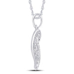 10 Karat White Gold 0.14 Carat Diamonds Heart Pendant-0826863-WG - Picasso Gold & Diamond Jewelry