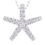 10 Karat White Gold 0.25 Carat Diamonds Star Pendant-0827405-WG - Picasso Gold & Diamond Jewelry