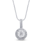 10 Karat White Gold 0.50 Carat Diamonds Round Aleena Pendant-0829267-WG - Picasso Gold & Diamond Jewelry