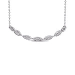 Sparkling 14K White Gold Diamond Pendant with Chain | 0.40 Carats - Picasso Gold & Diamond Jewelry