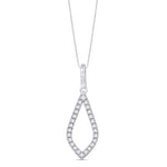 10 Karat White Gold 0.25 Carat Diamonds Fashion Pendant-0832078-WG - Picasso Gold & Diamond Jewelry
