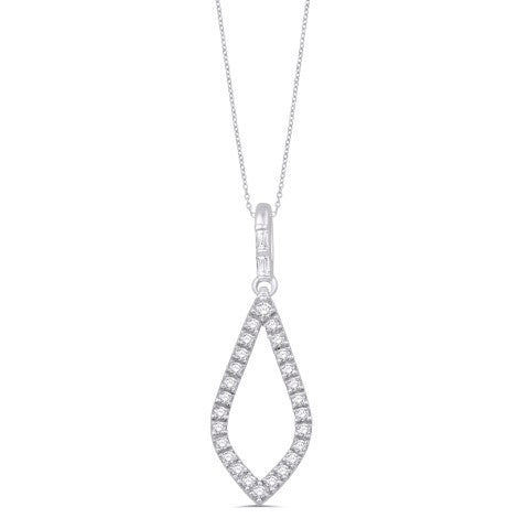 10 Karat White Gold 0.25 Carat Diamonds Fashion Pendant-0832078-WG - Picasso Gold & Diamond Jewelry