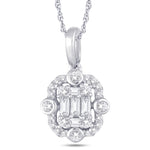 14 Karat White Gold 0.20 Carat Diamonds Fashion Pendant-0832159-WG - Picasso Gold & Diamond Jewelry