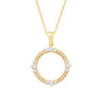 10 Karat Yellow Gold 0.56 Carat Diamonds Round Pendant-0832287-YG - Picasso Gold & Diamond Jewelry