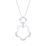 10 Karat White Gold 0.29 Carat Diamonds Flower Pendant-0832291-WG - Picasso Gold & Diamond Jewelry