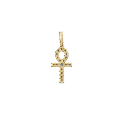 Symbolic Elegance: 10K 0.24-0.28CT D-Ankh Pendant