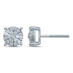 10K Gold 0.24-0.27CT D-EARRINGS: Elegant Diamond Elegance - Picasso Gold & Diamond Jewelry