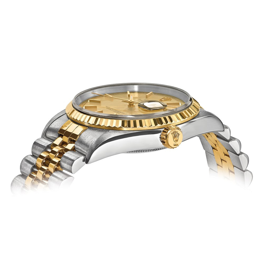 Pre-Owned Rolex Datejust 36mm Champagne Dial Luxury Watch - View 2