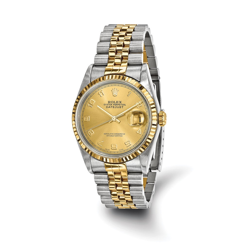 Pre-Owned Rolex Datejust 36mm Champagne Dial Luxury Watch - View 7