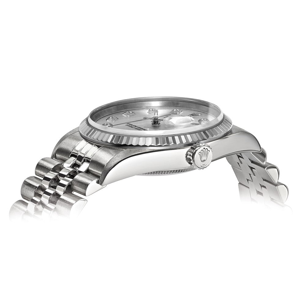 Pre-Owned Rolex Datejust 36mm Silver Dial Luxury Watch - View 2