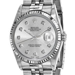 Pre-Owned Rolex Datejust 36mm Silver Dial Luxury Watch - View 5
