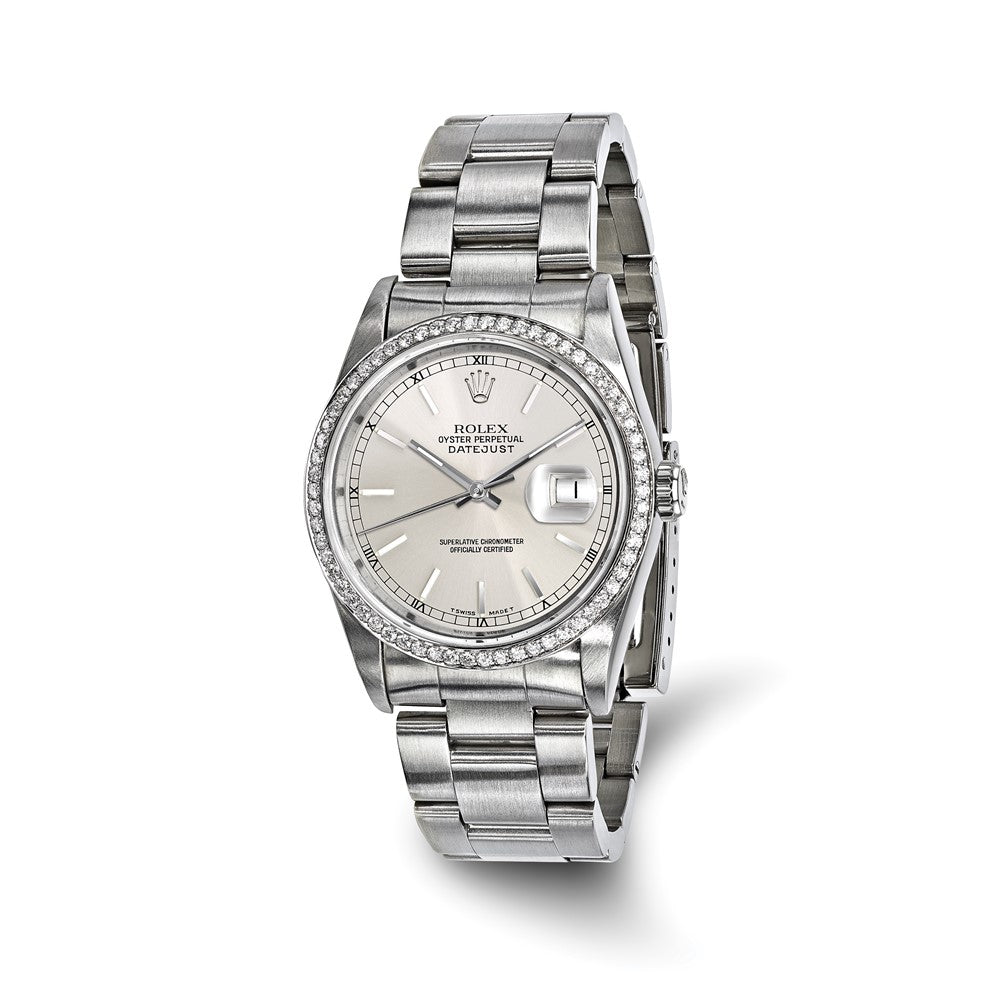Pre-Owned Rolex Datejust 36mm Silver Dial Luxury Watch