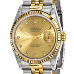 Pre-Owned Rolex Datejust 36mm Champagne Dial Luxury Watch - View 6