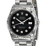 Pre-Owned Rolex Datejust 36mm Black Dial Luxury Watch - View 5