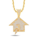 14 Karat All Yellow Gold 2.00 Carat Diamonds Trap house HipHop Pendant-1025454-ALY - Picasso Gold & Diamond Jewelry