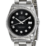 Pre-Owned Rolex Datejust 36mm Black Dial Luxury Watch - View 5