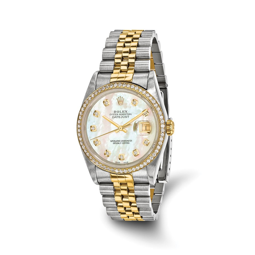 Pre-Owned Rolex Datejust 36mm Mother of Pearl Dial Luxury Watch