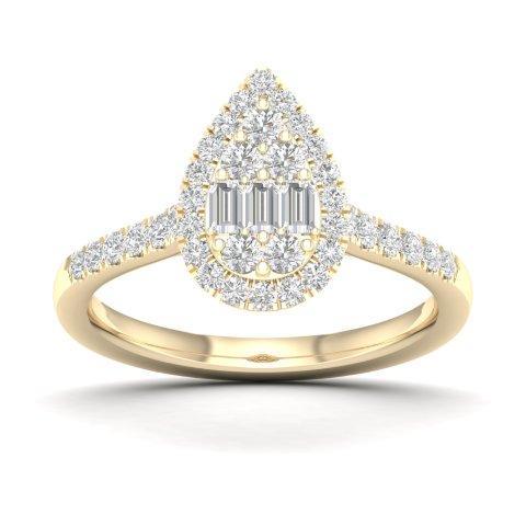 Elegance in Every Detail: 14K 0.50CT D-Ladies Rings