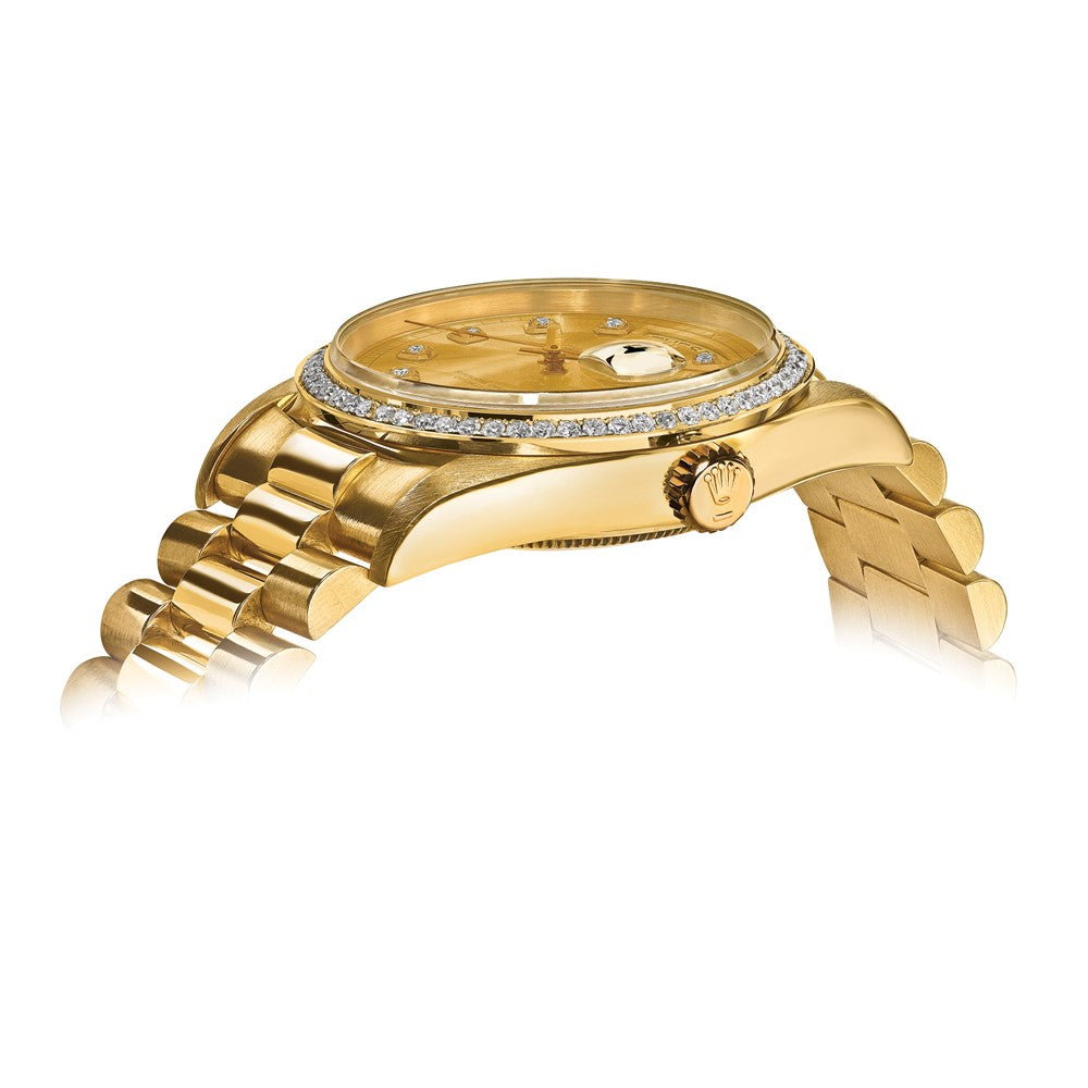 Pre-Owned Rolex Day-Date (President) 36mm Champagne Dial Luxury Watch - View 2