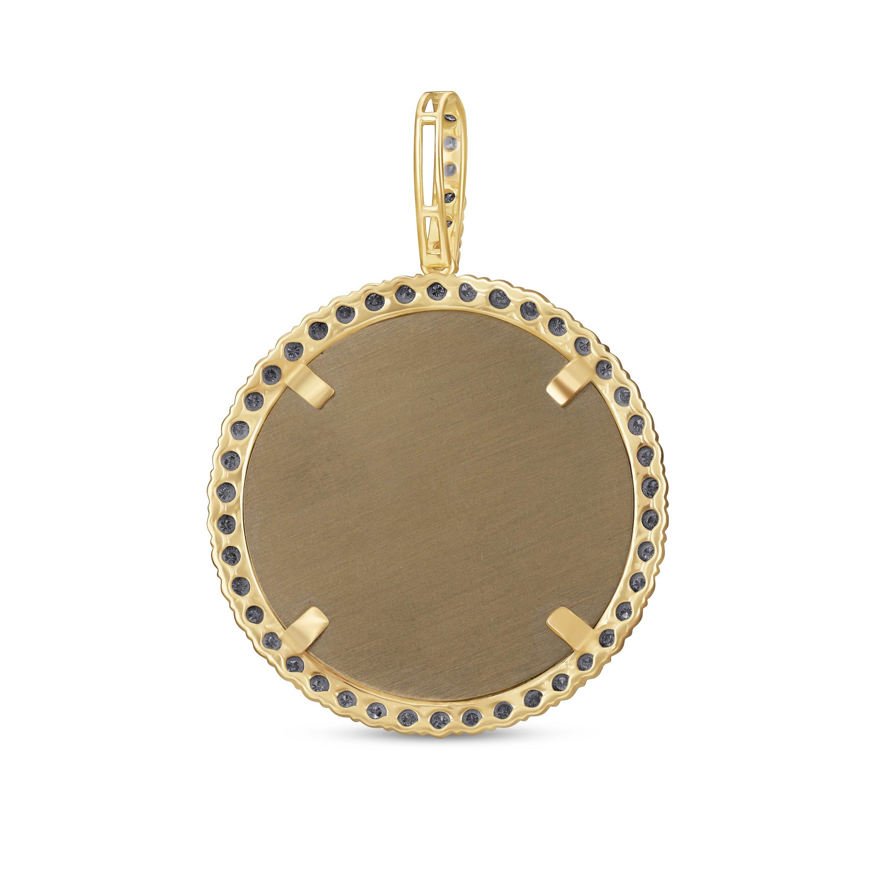 10KT 0.60-0.67CT D-Memory Pendant with Plate - Picasso Gold & Diamond Jewelry