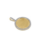 10KT 0.60-0.67CT D-Memory Pendant with Plate - Picasso Gold & Diamond Jewelry