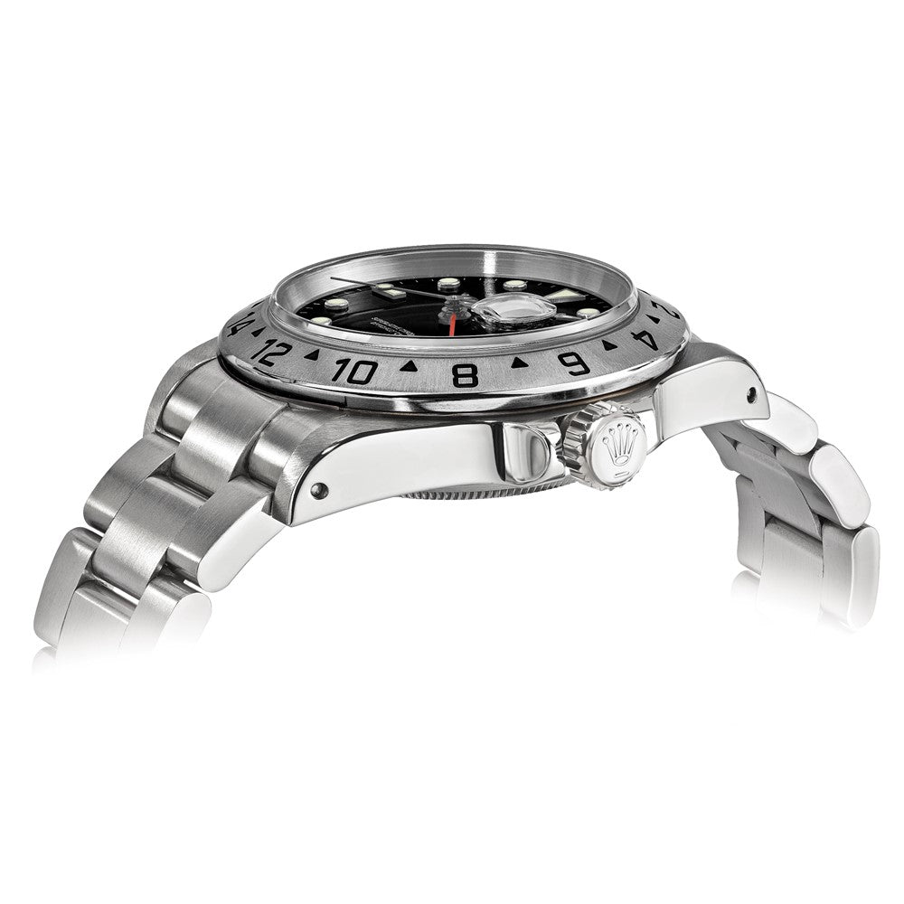 Pre-Owned Rolex Explorer II 40mm Black Dial Luxury Watch - View 2