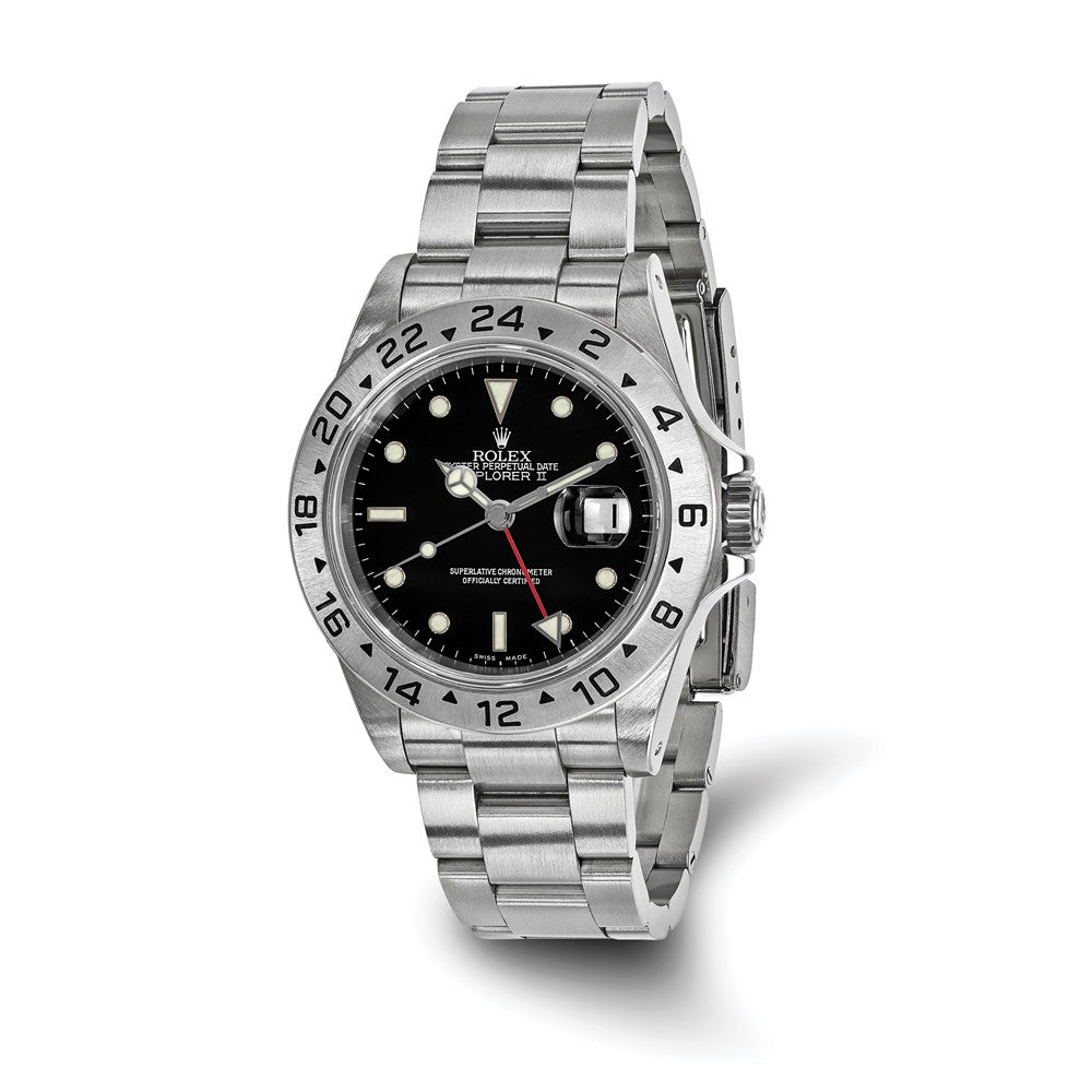 Pre-Owned Rolex Explorer II 40mm Black Dial Luxury Watch