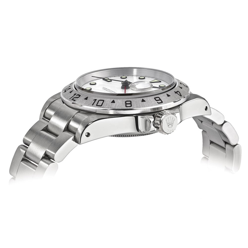 Pre-Owned Rolex Explorer II 40mm White Dial Luxury Watch - View 2