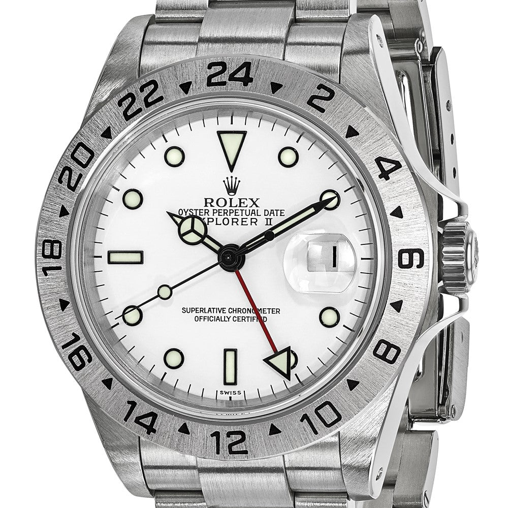 Pre-Owned Rolex Explorer II 40mm White Dial Luxury Watch - View 5