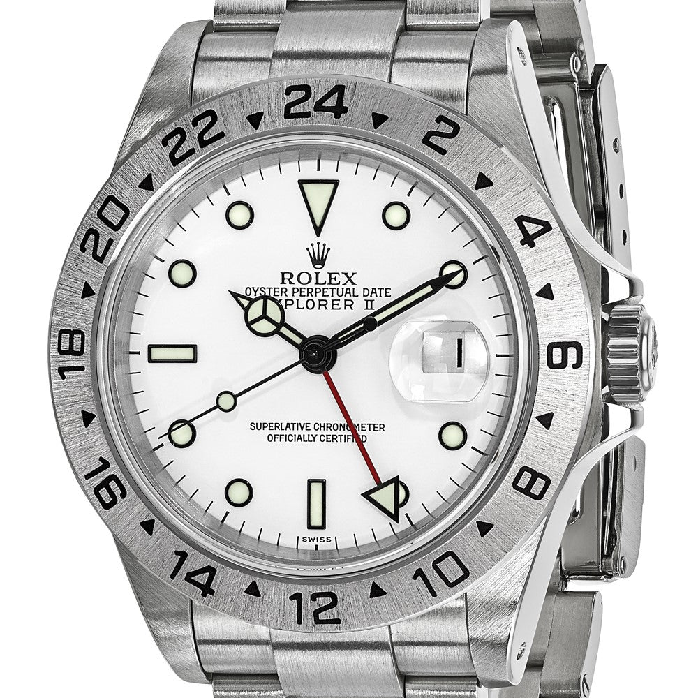Pre-Owned Rolex Explorer II 40mm White Dial Luxury Watch - View 6