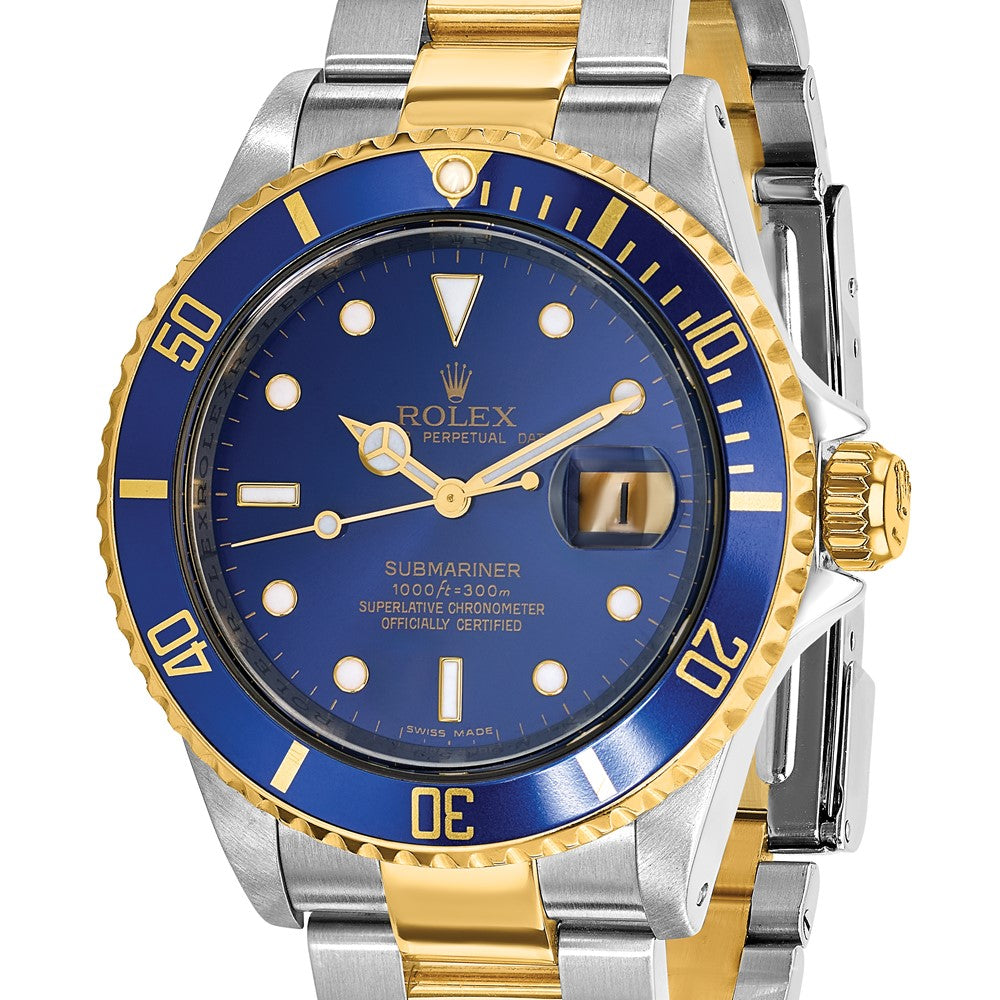 Pre-Owned Rolex Submariner 40mm Blue Dial Luxury Watch - View 5