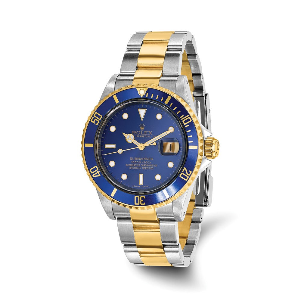 Pre-Owned Rolex Submariner 40mm Blue Dial Luxury Watch