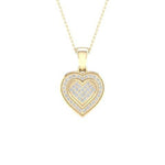 10K 0.15CT D-"HEART CHARM" - Picasso Gold & Diamond Jewelry