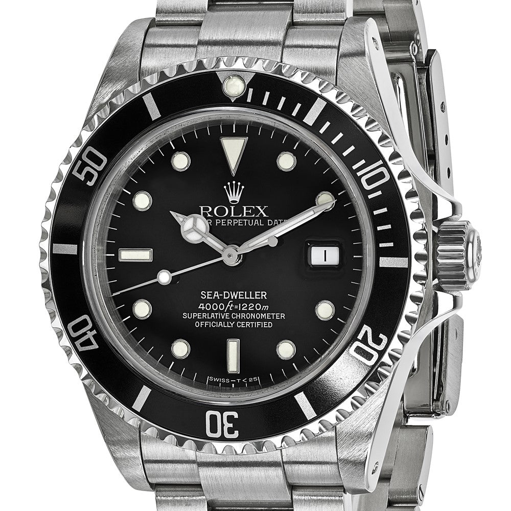 Pre-Owned Rolex Sea-Dweller 40mm Black Dial Luxury Watch - View 6
