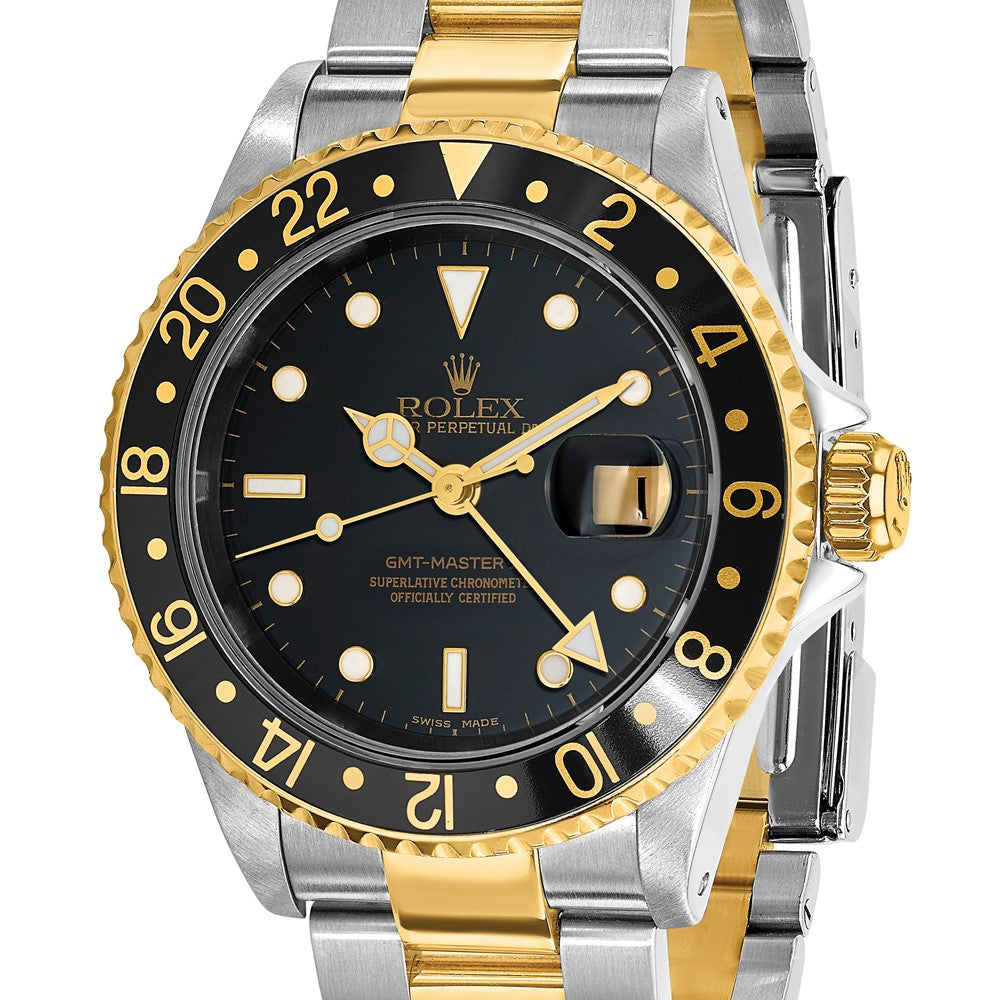 Pre-Owned Rolex GMT-Master II 40mm Black Dial Luxury Watch - View 5
