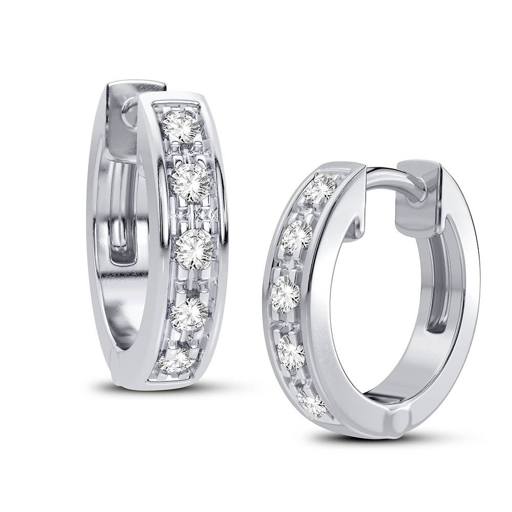 10K 0.05CT Diamond Earring - Picasso Gold & Diamond Jewelry