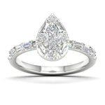 14K Gold 0.90CT D-Certified Diamond Ring | Timeless Elegance and Brilliance - Picasso Gold & Diamond Jewelry