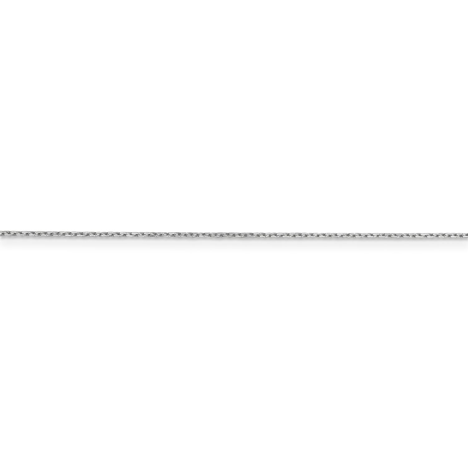 10k WG .8mm D/C Cable with Spring Ring Clasp Chain