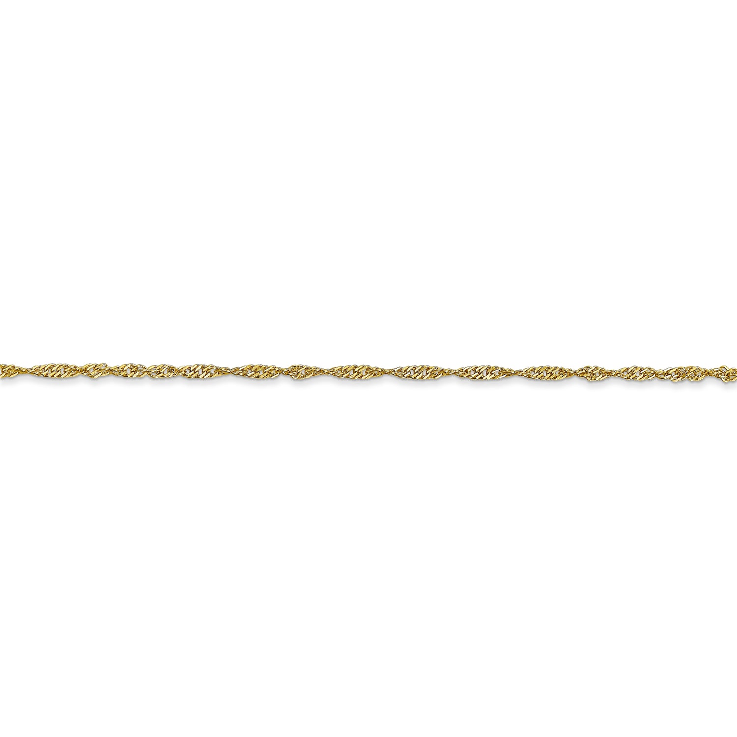 10k 1.4mm Singapore Chain