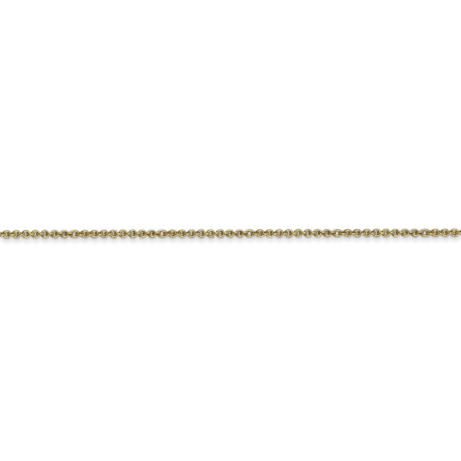 10k 1mm Round Open Link Cable Chain