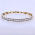 Captivating Brilliance: 10K 2.41-2.45CT D-Bangle - Picasso Gold & Diamond Jewelry