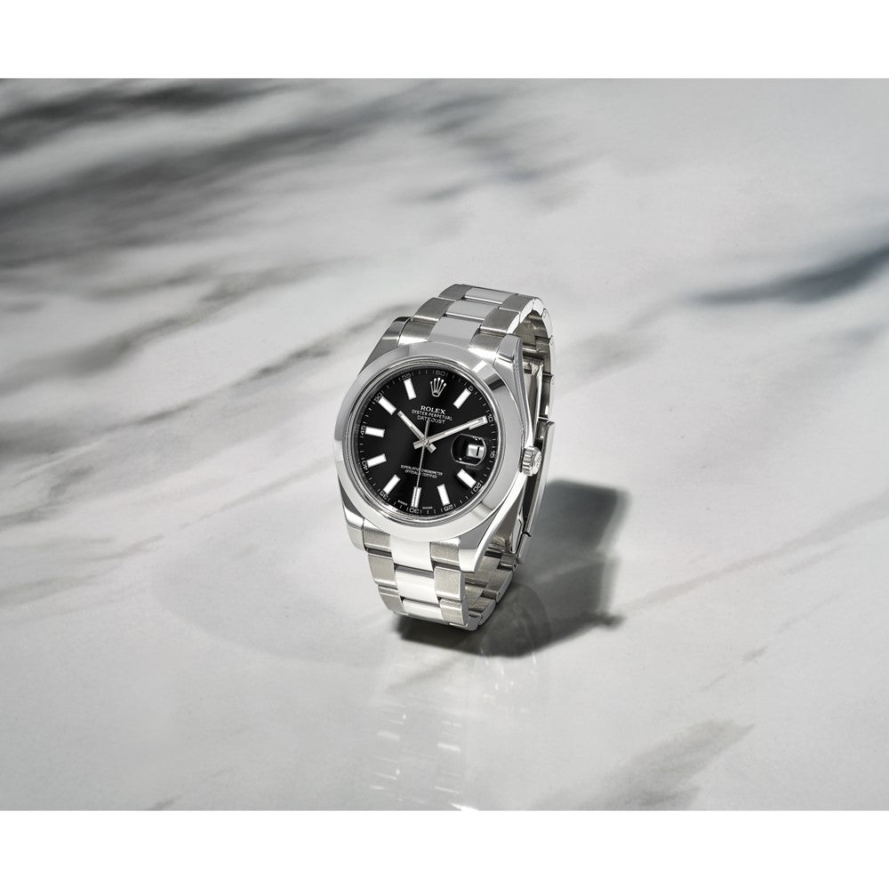 Pre-Owned Rolex Datejust II 41mm Black Dial Luxury Watch - View 2