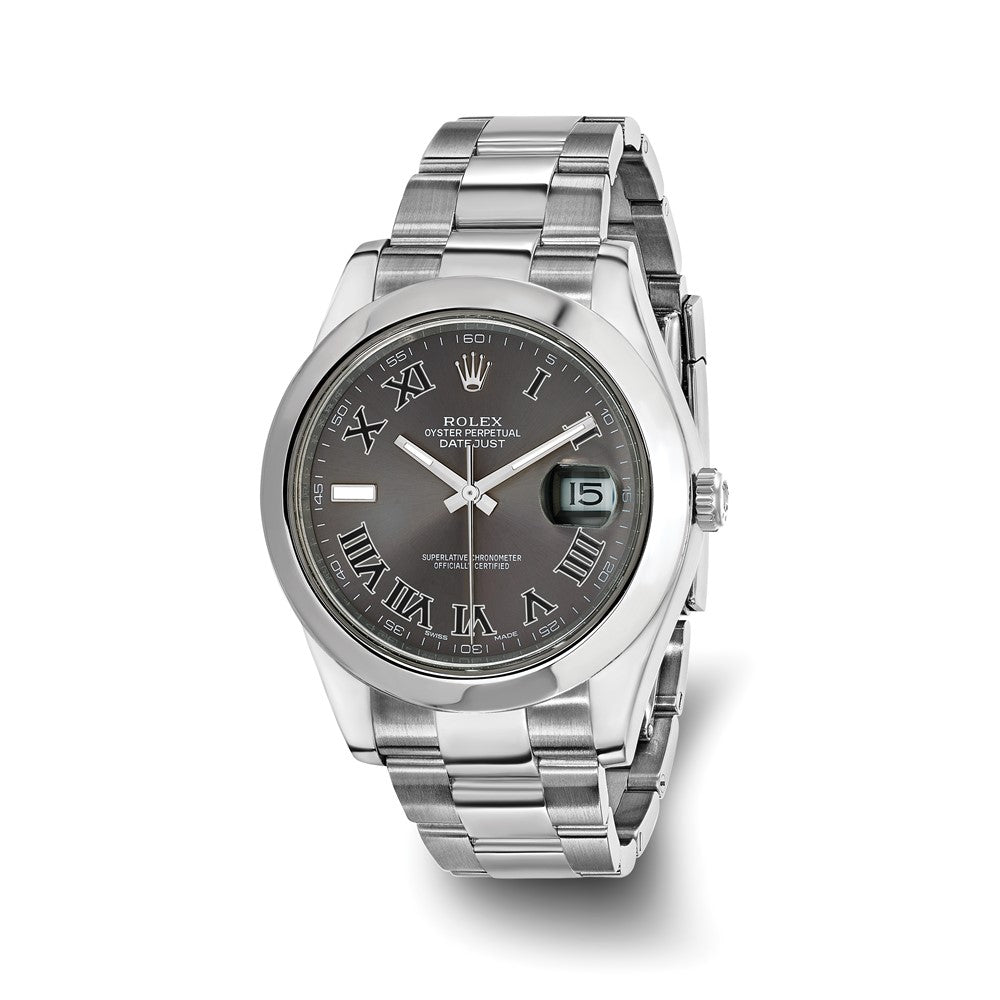 Pre-Owned Rolex Datejust II 41mm Grey Dial Luxury Watch