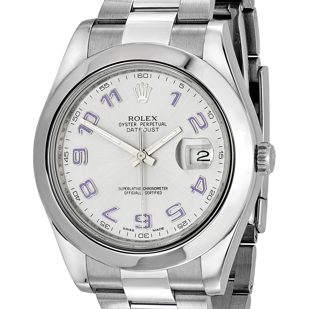Pre-Owned Rolex Datejust II 41mm Silver Dial Luxury Watch - View 5